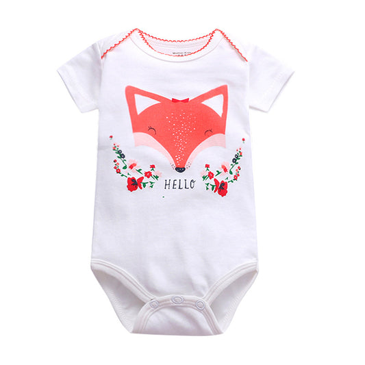 Newborn Baby Triangle Romper Jumpsuit Summer Baby Children's Suit