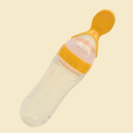 Baby silicone rice paste feeding spoon