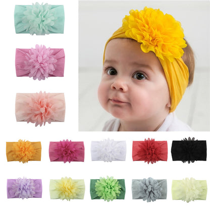 Creative Chiffon Flower Headband