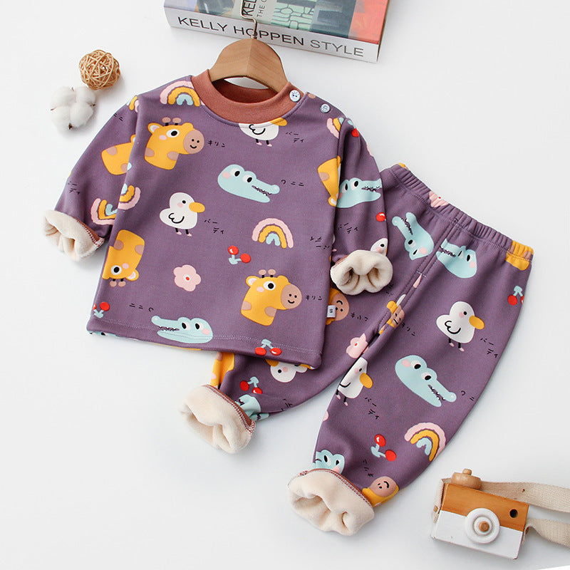 Fashion Personality Baby Warm Suit Plush