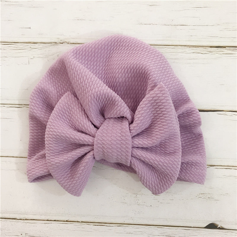 Comfortable Big Bow Indian Fabric Tire Hat