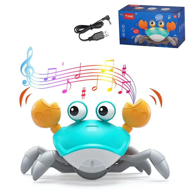 Cute Sensing Crawling Crab Baby Toys