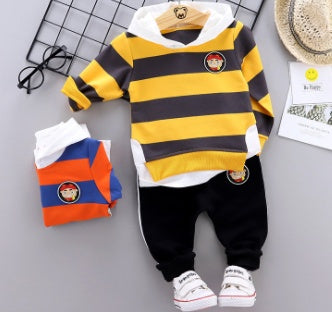 Children's wear baby suit children's striped suit