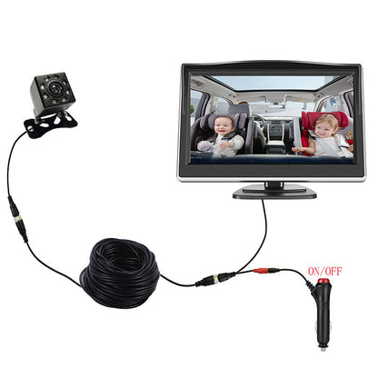 Car Baby Rearview Mirror Infrared Night Vision Camera