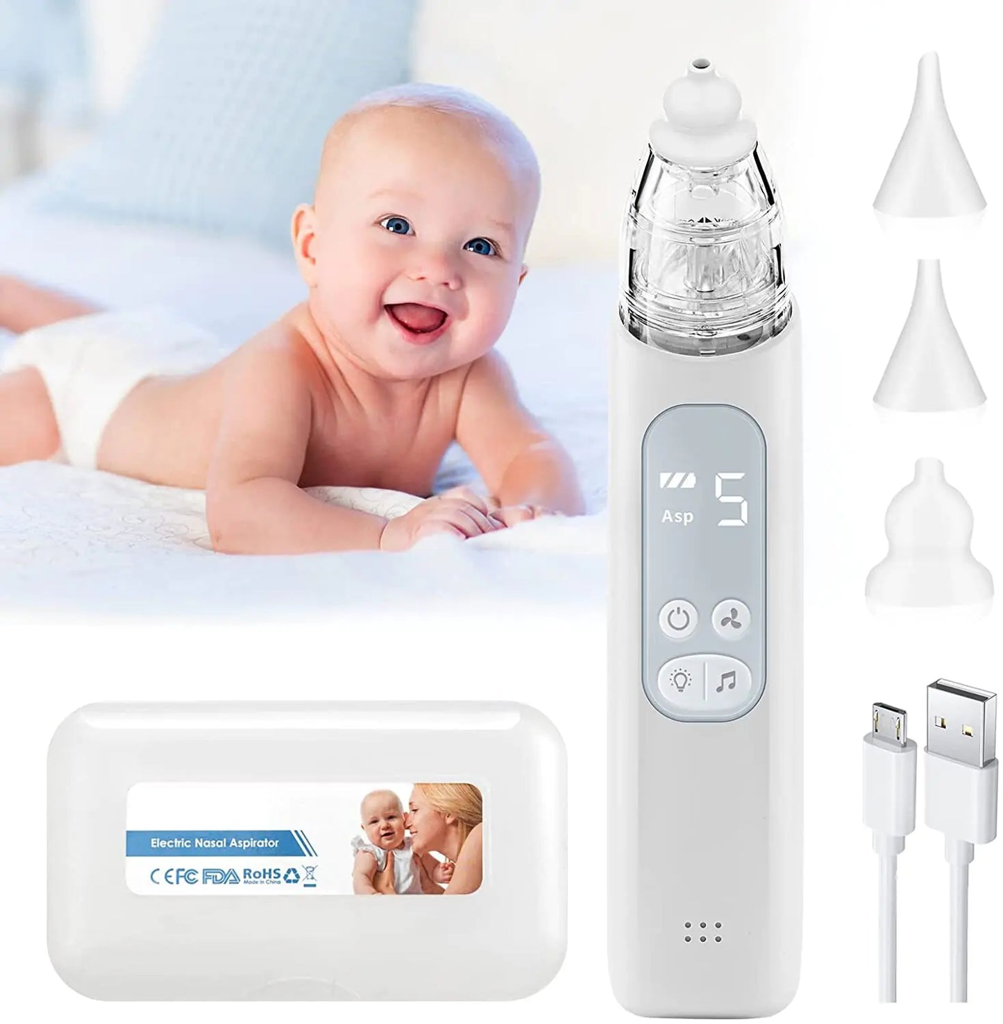 Rechargeable Baby Nose Cleaner