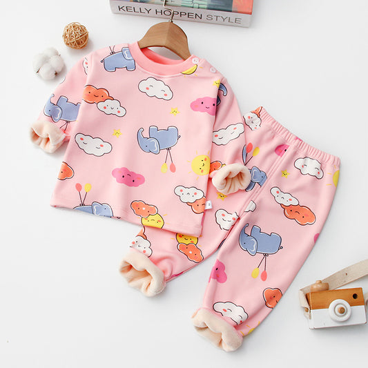 Fashion Personality Baby Warm Suit Plush